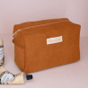 Maison Scarlett - Grande trousse de toilette souple Charlotte Camel